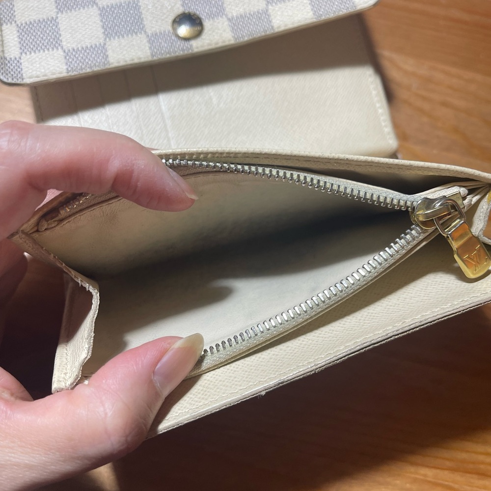 10889 Louis Vuitton Damier Azur wallet Vintage Rare cards and photo - Picture 8 of 16